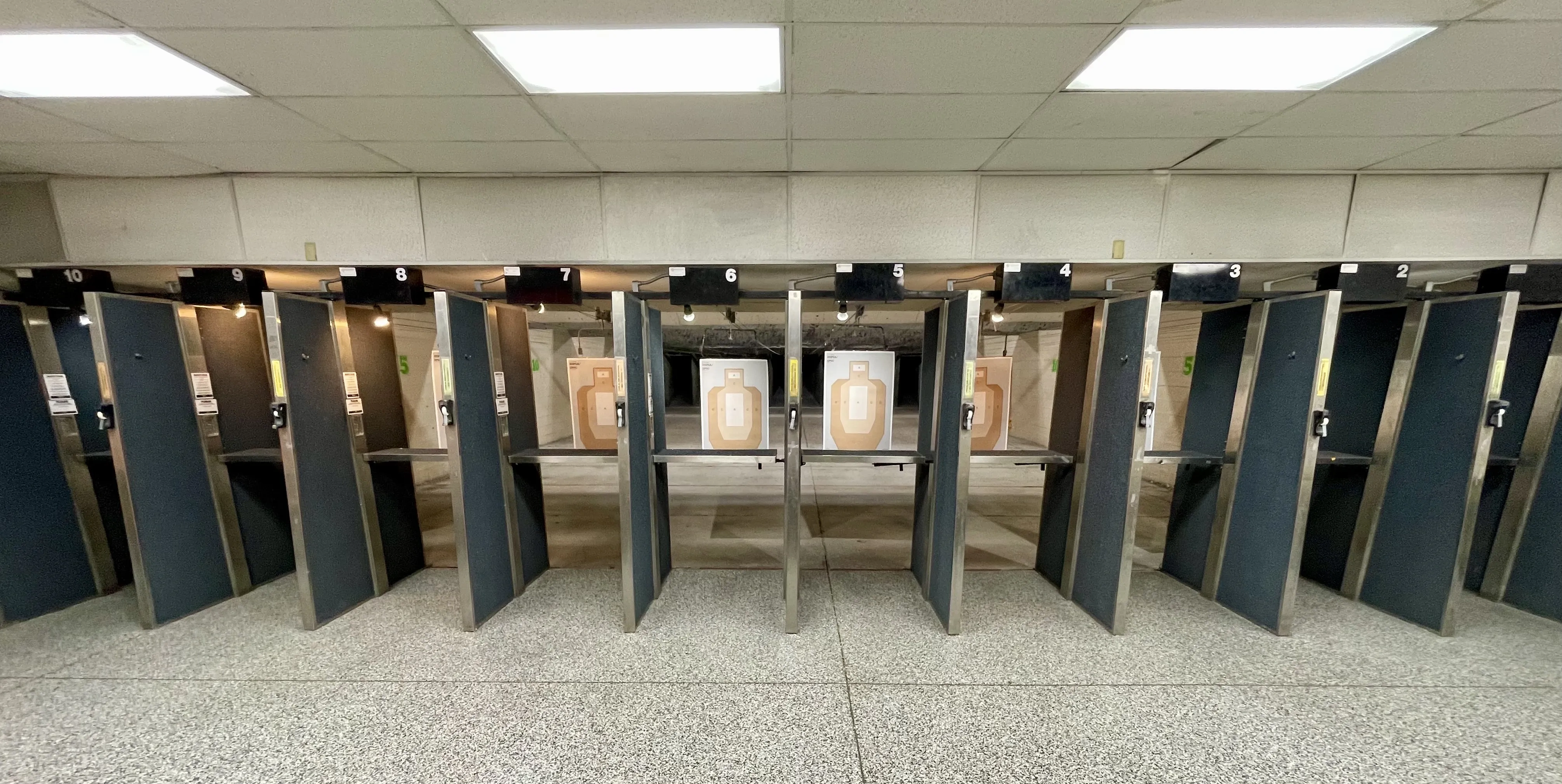 Indoor Shooting Range Lanes